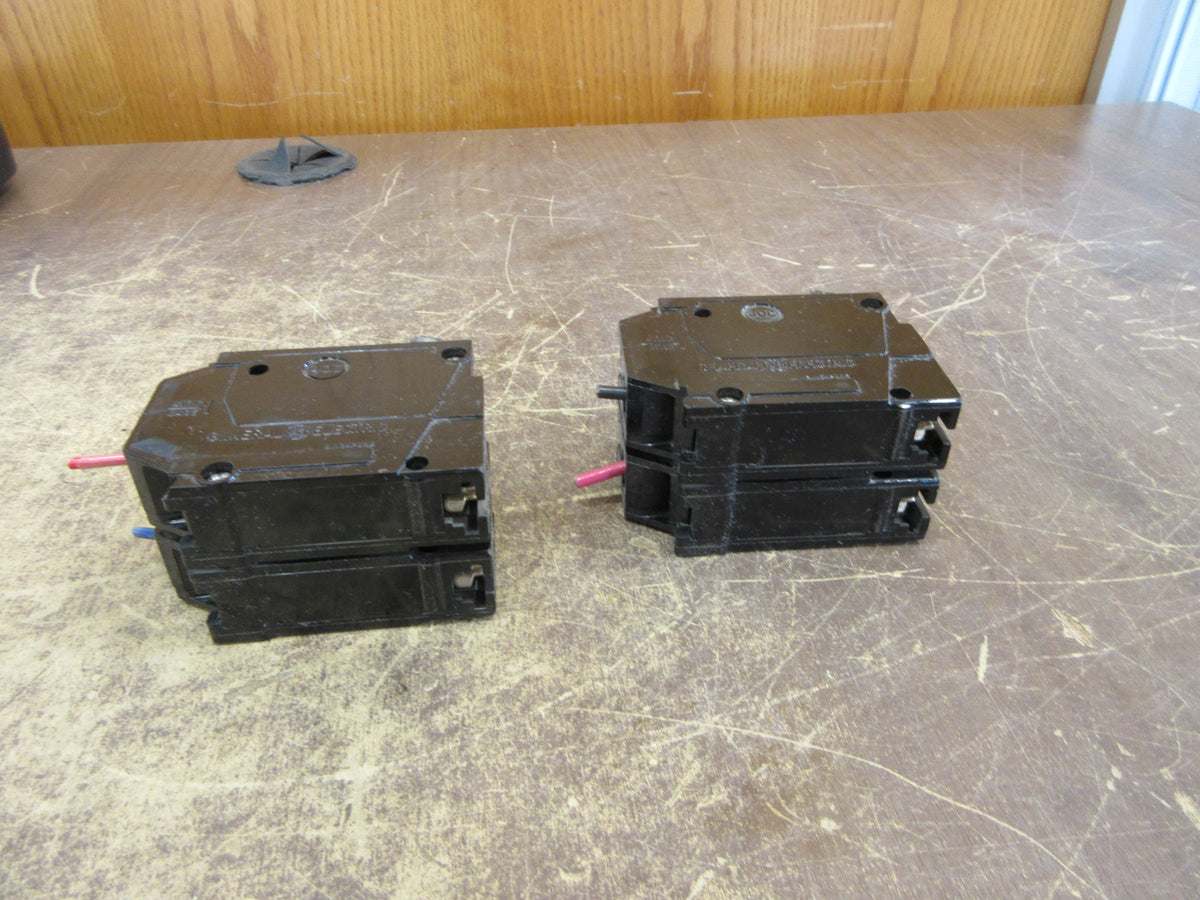 GE Clip-on Circuit Breaker THQL2120 20A 120/240V 2P * Lot of 2 * Used