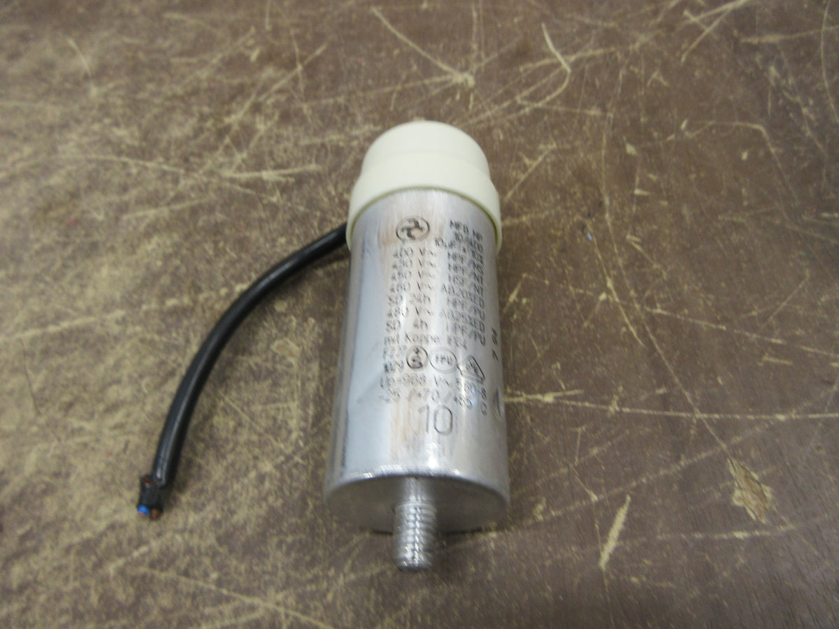 Hydro Motor Run Capacitor MFB MP 10/400 10uF 480V Used