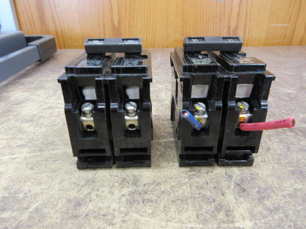 ITE Type QP Clip-On Circuit Breaker Q230 30A 120/240V 2P *Lot of 2* Used