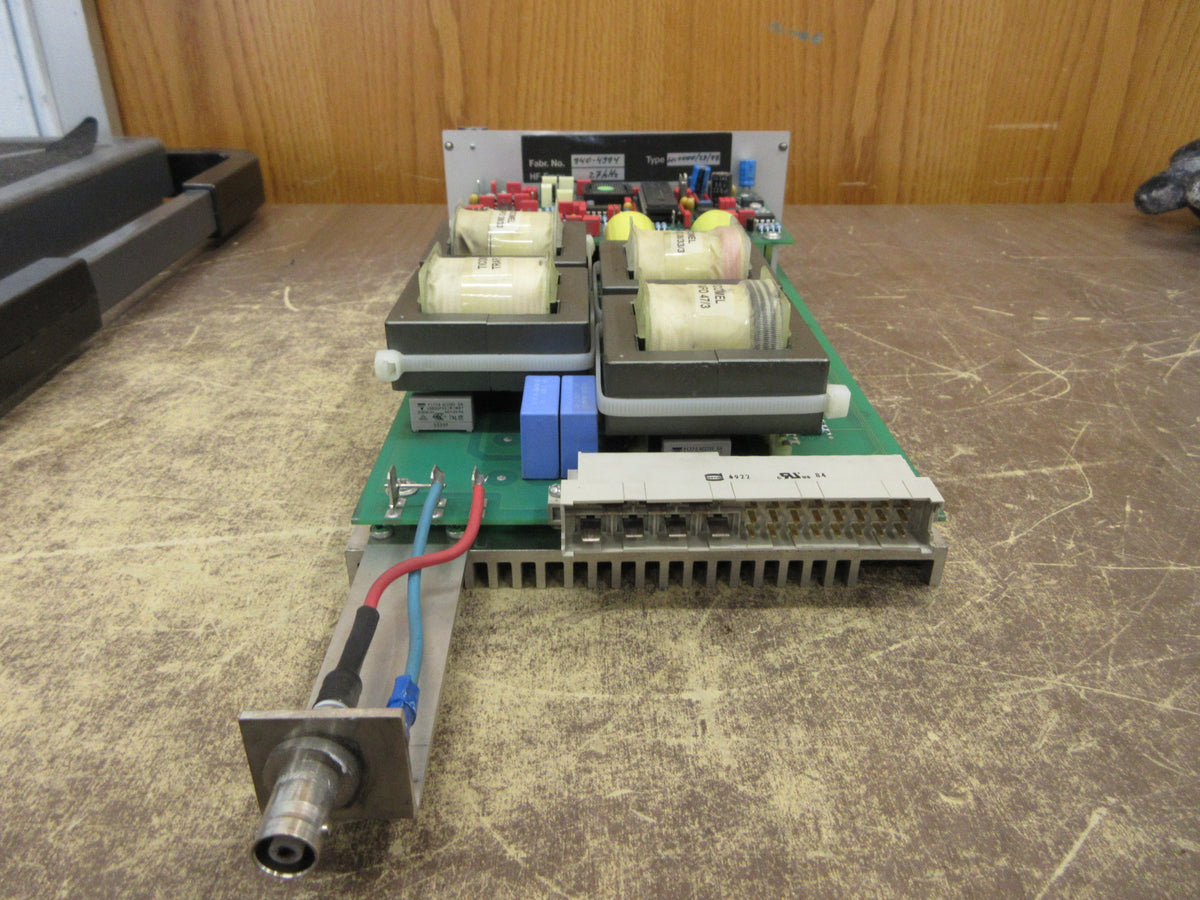 Elma Ultrasonic HF Ultrasonic Generator Module MC1000/27/98 27KHZ Used