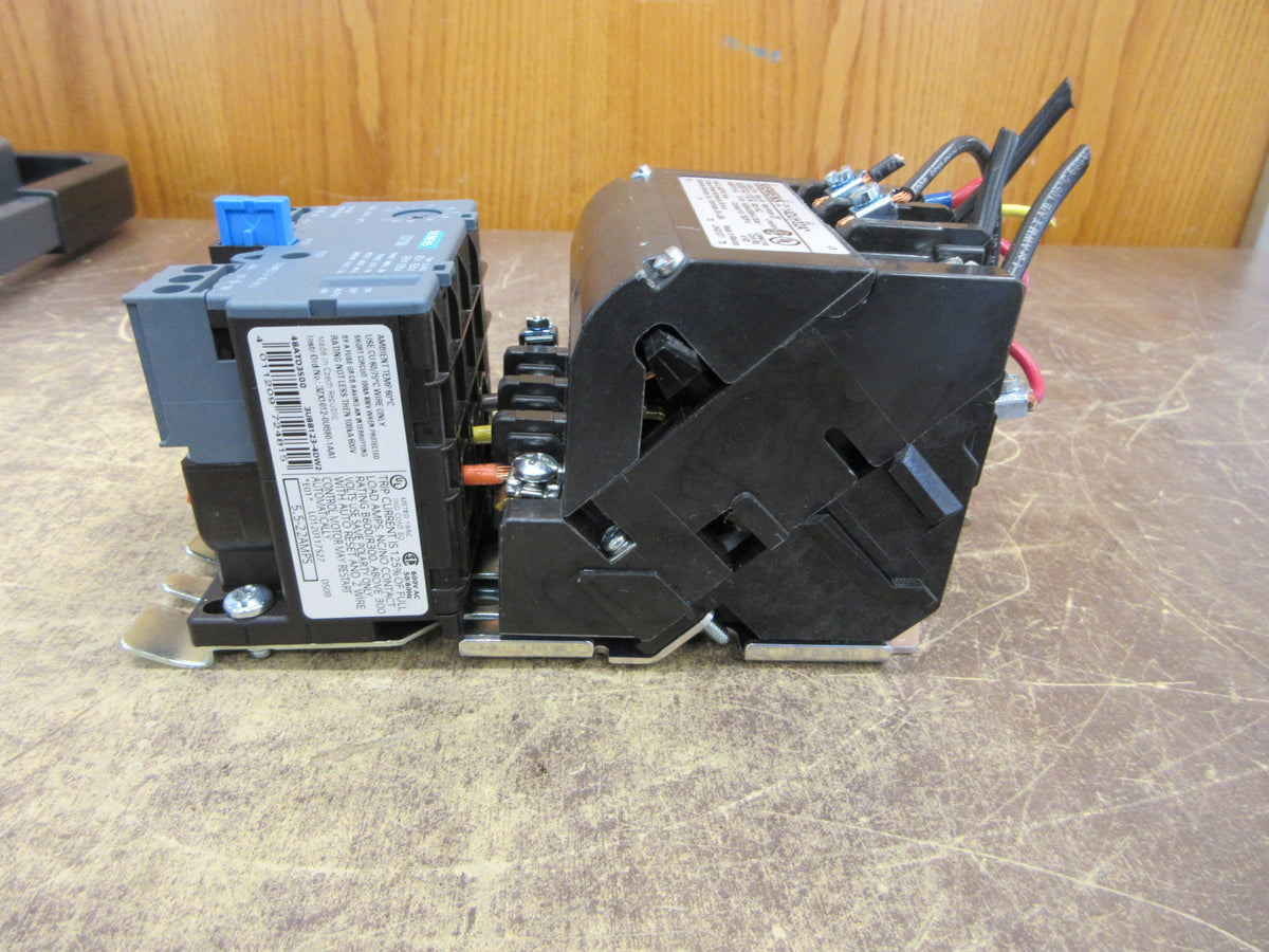 Siemens Starter 14DU+32A */ 48ATD3S00 120V Coil Trip: 5.5-22A Used