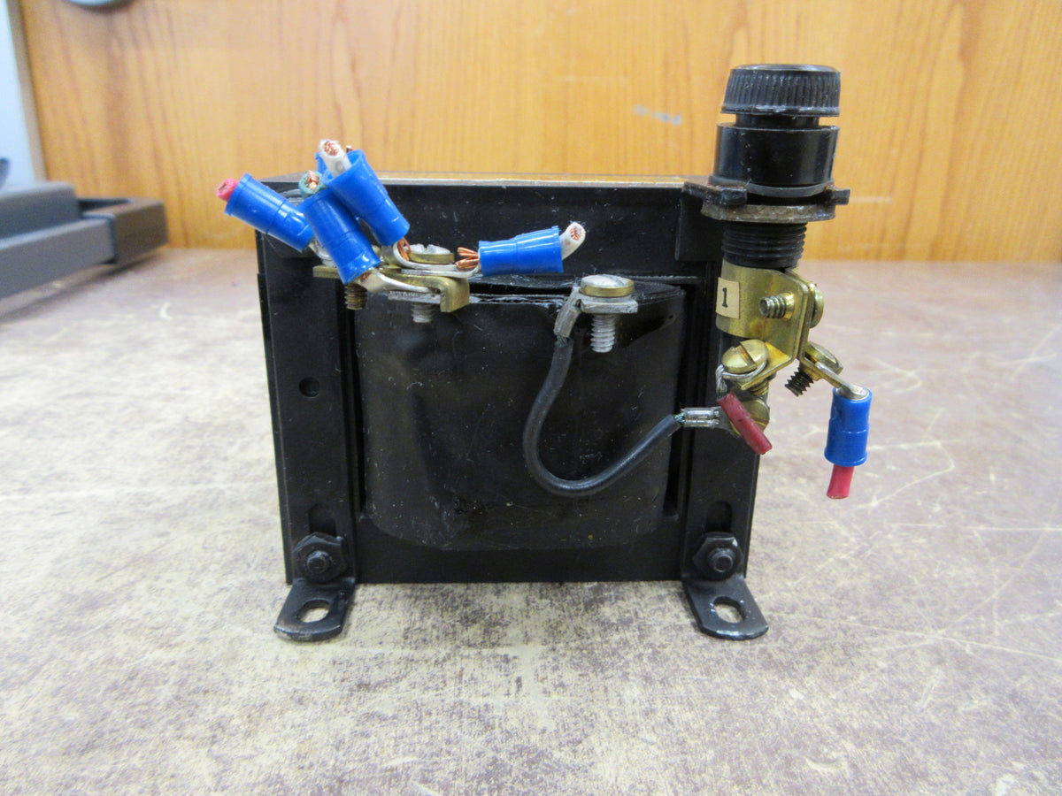 Square D Transformer 9070 E0-3 Ser. A 150VA Pri: 240/480V Sec: 24V w/Fuse Used