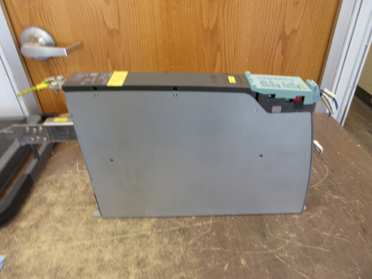 Siemens Single Motor Module 6SL3120-1TE21-8AA3 Ver. B Input: 600VDC Used