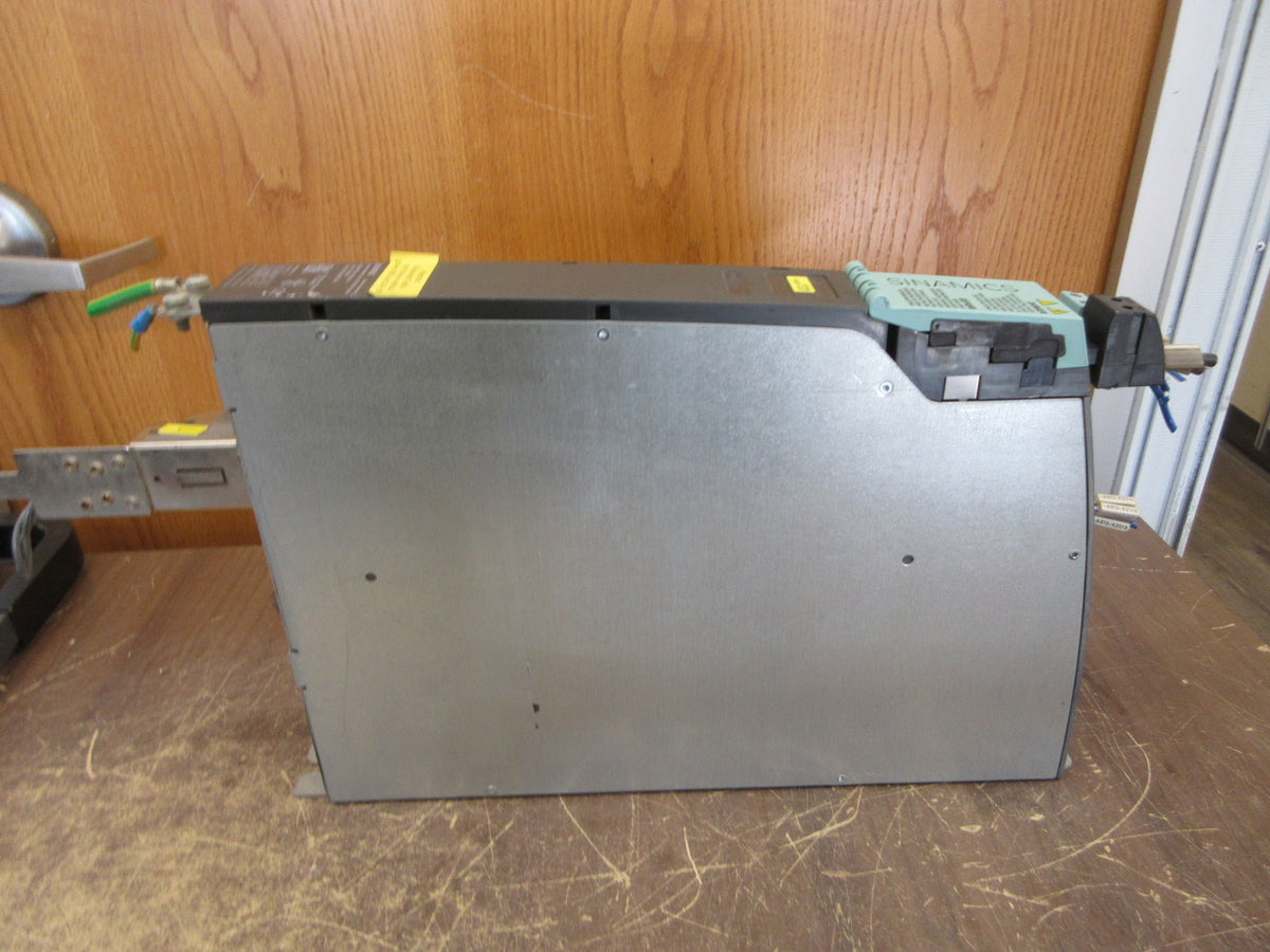 Siemens Single Motor Module 6SL3120-1TE21-8AA3 Ver. B Input: 600VDC Used