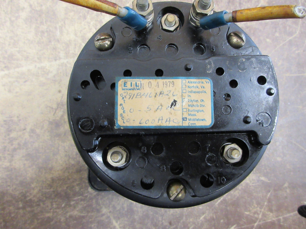Westinghouse Type KA-241 AC Ammeter 291B461A26 Range: 0-600A Used