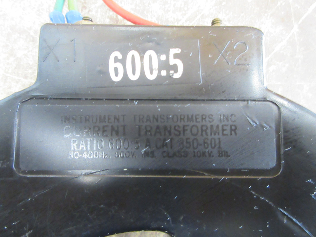 Instrument Transformers Current Transformer 350-601 Ratio 600 :5A 600V Used