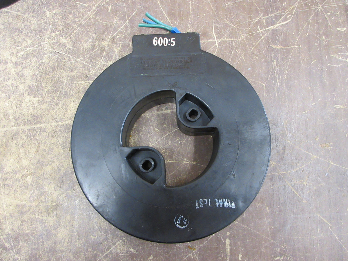 Instrument Transformer Current Transformer 350-601 Ratio 600:5A 600V Used