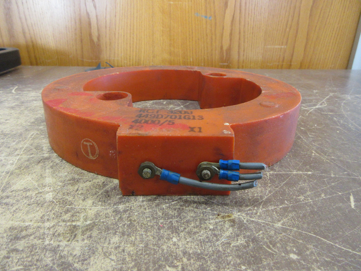 Westinghouse RCT 3200 Current Transformer 449D701G13 Ratio: 4000: 5A Used