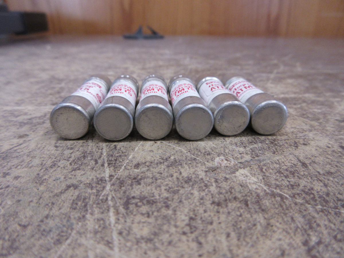 Ferraz Shawmut Amp-Trap Fuse ATM15 15A 600V *Lot of 6* New Surplus