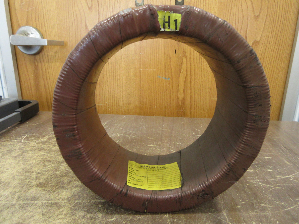 Siemens-Allis Current Transformer 61-300-006-101 Ratio 1000:5A 600V 50-60Hz Used
