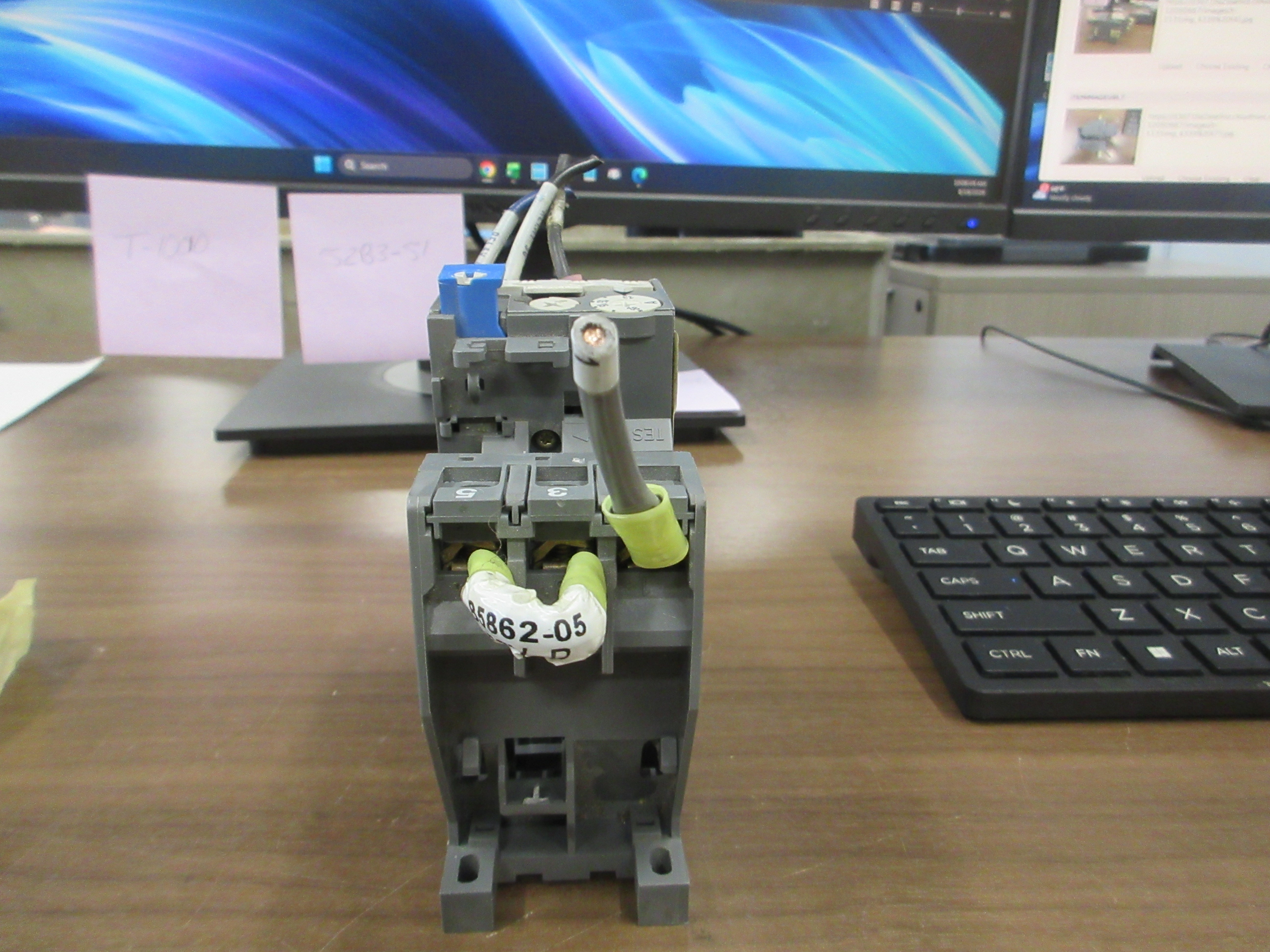 ABB Overload Relay TA25 DU 10-14A 600V 3P Trip: 1.3-1.8A Used