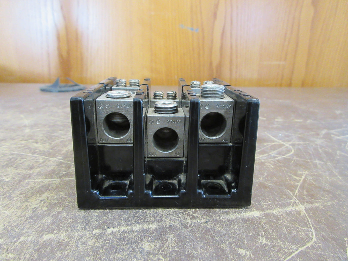 Marathon  Power Distribution Block 1423570 175A 600V 3P Line: 210-14 Used